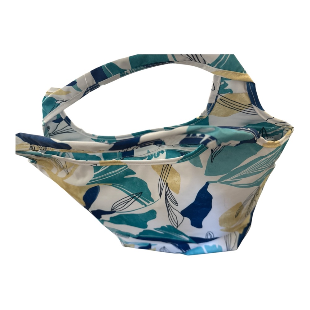 Chico’s Insulated Beach Tote Cooler New Aqua Coastal‎ Travel Bag NWT Ocean Pool - Picture 6 of 7
